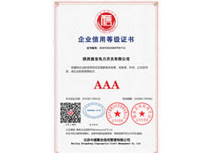 企业信用等级证书