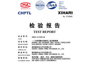 一二次柱上断路器检验报告